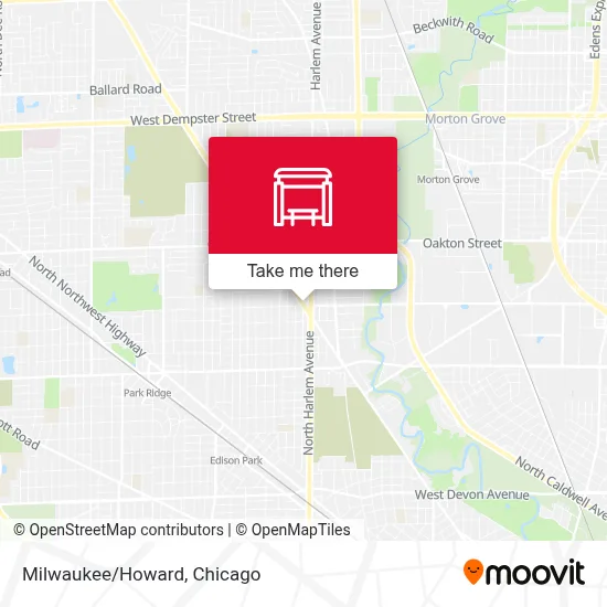 Milwaukee/Howard map