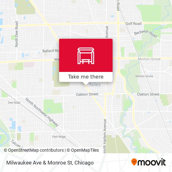 Mapa de Milwaukee Ave & Monroe St
