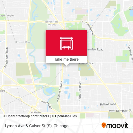 Lyman Ave & Culver St map