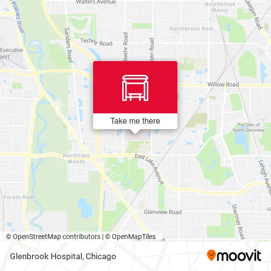 Glenbrook Hospital map