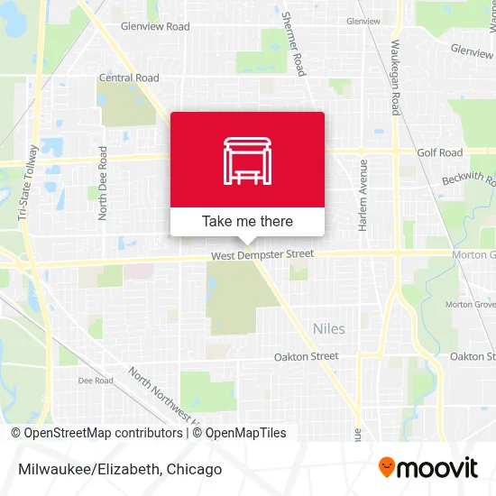 Milwaukee/Elizabeth map