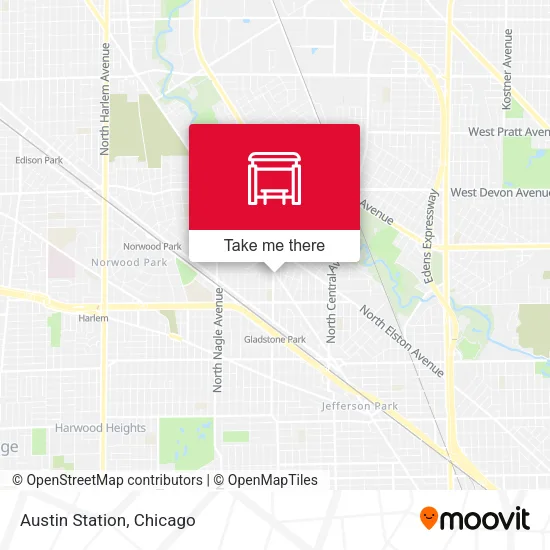 Austin Station map