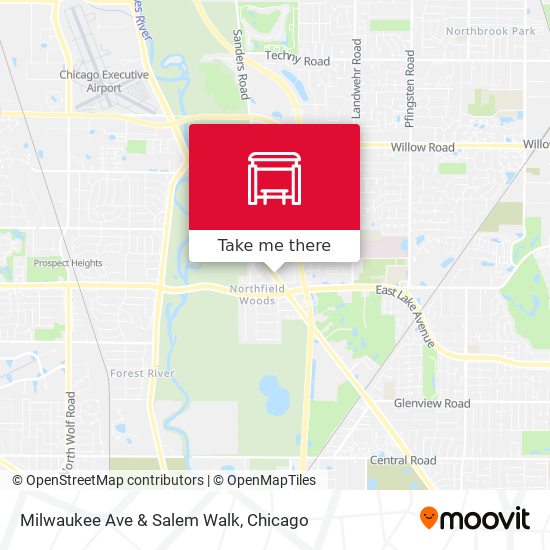 Milwaukee Ave & Salem Walk map