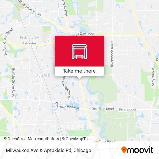 Mapa de Milwaukee Ave & Aptakisic Rd
