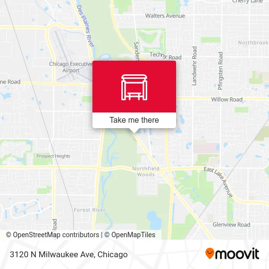 3120 N Milwaukee Ave map