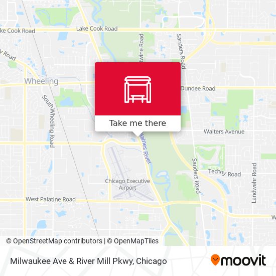 Milwaukee Ave & River Mill Pkwy map