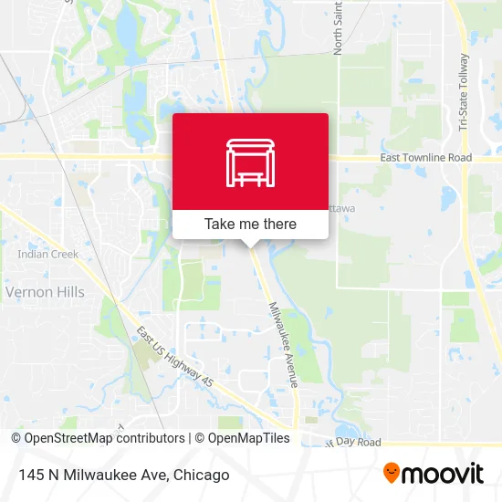 145 N Milwaukee Ave map
