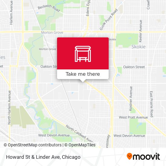 Mapa de Howard St & Linder Ave