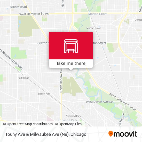 Touhy Ave & Milwaukee Ave (Ne) map