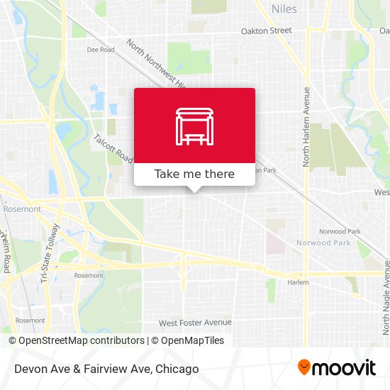 Mapa de Devon Ave & Fairview Ave