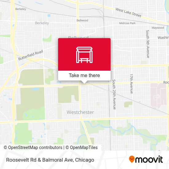 Roosevelt Rd & Balmoral Ave map