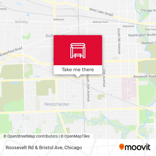 Roosevelt Rd & Bristol Ave map