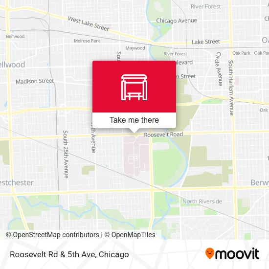 Roosevelt Rd & 5th Ave map