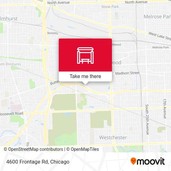 4600 Frontage Rd map