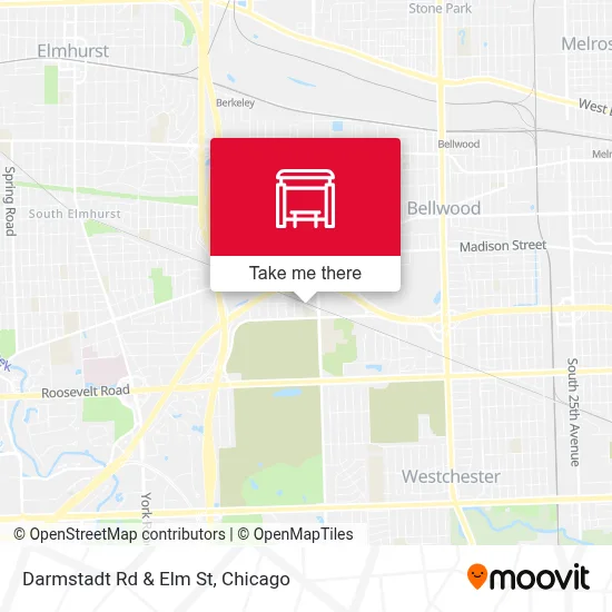 Darmstadt Rd & Elm St map