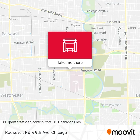 Roosevelt Rd & 9th Ave map