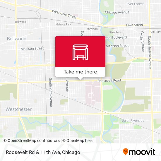 Mapa de Roosevelt Rd & 11th Ave