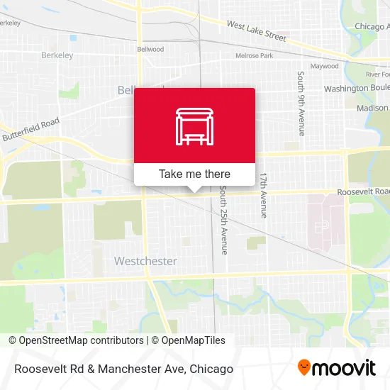 Roosevelt Rd & Manchester Ave map