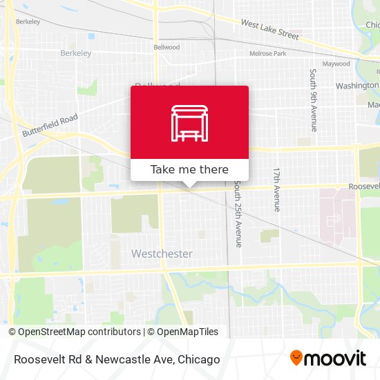 Mapa de Roosevelt Rd & Newcastle Ave