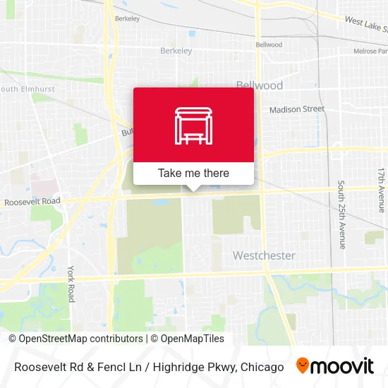 Roosevelt Rd & Fencl Ln / Highridge Pkwy map