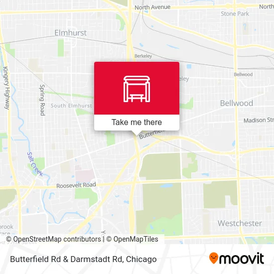 Butterfield Rd & Darmstadt Rd map