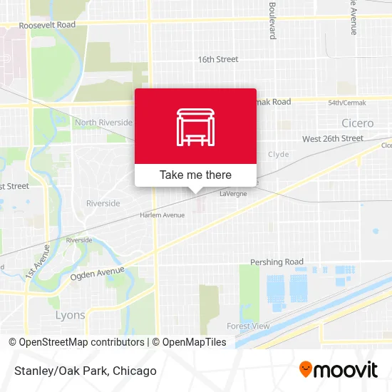 Stanley/Oak Park map