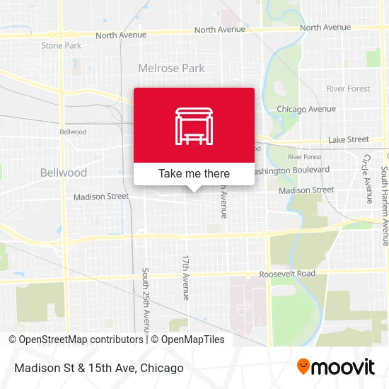 Madison St & 15th Ave map