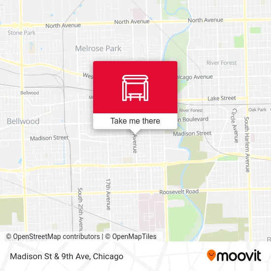 Madison St & 9th Ave map