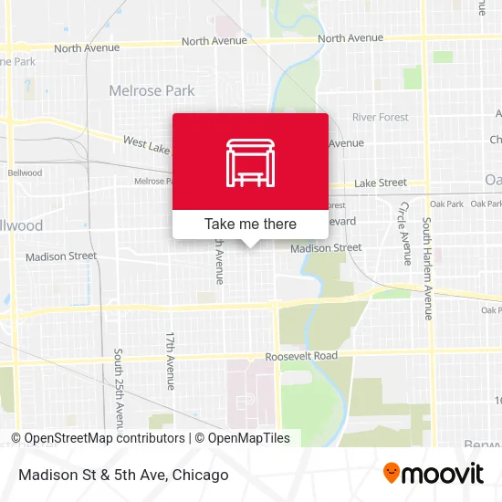 Madison St & 5th Ave map