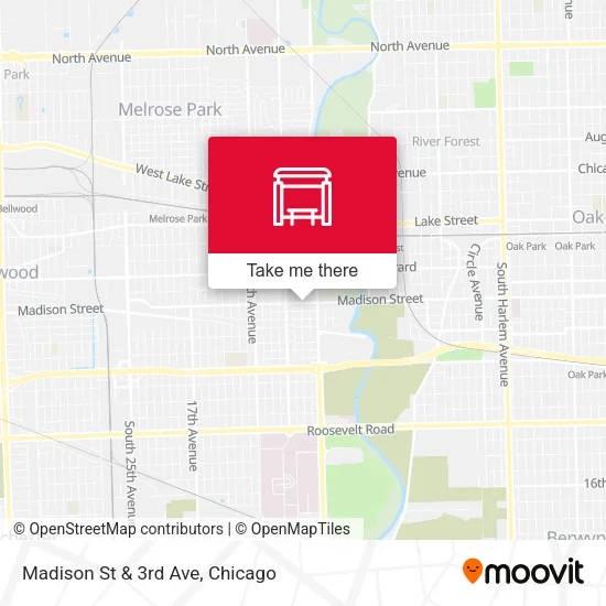 Madison St & 3rd Ave map