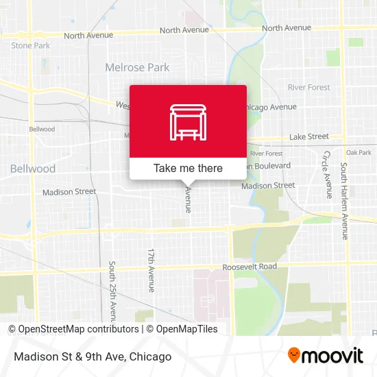 Madison St & 9th Ave map