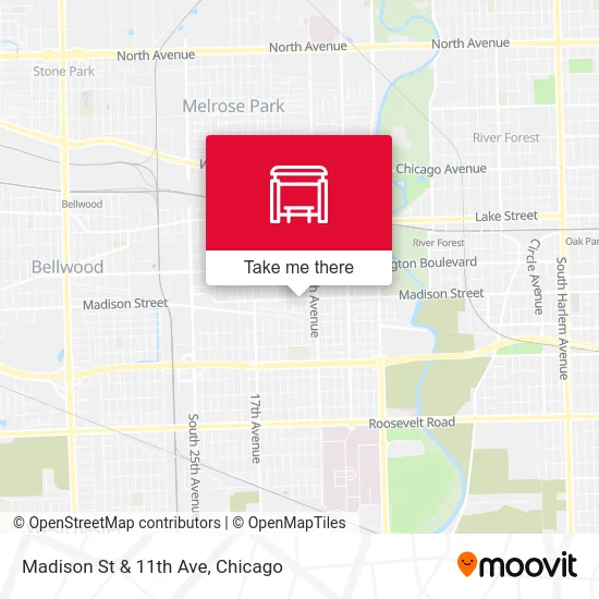 Madison St & 11th Ave map