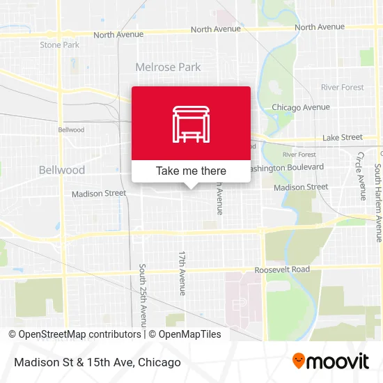 Madison St & 15th Ave map
