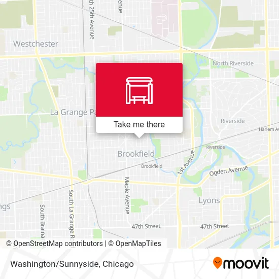 Washington/Sunnyside map