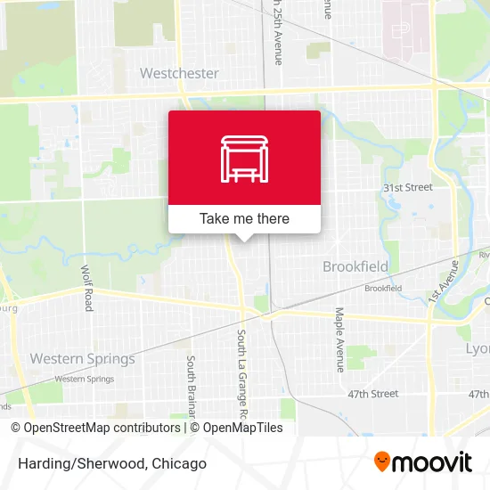 Harding/Sherwood map