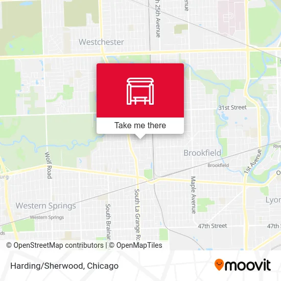 Harding/Sherwood map