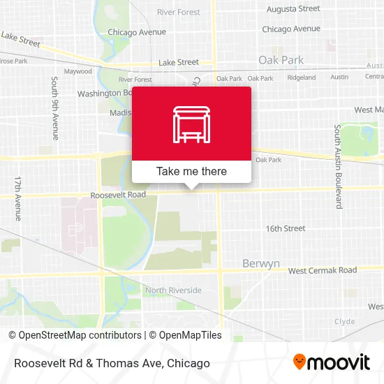 Roosevelt Rd & Thomas Ave map