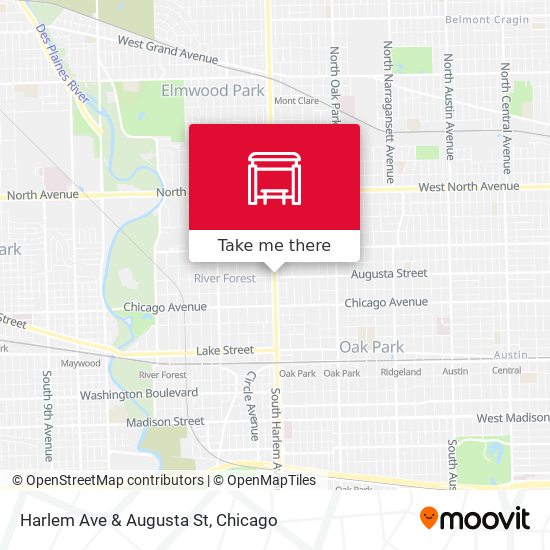 Mapa de Harlem Ave & Augusta St
