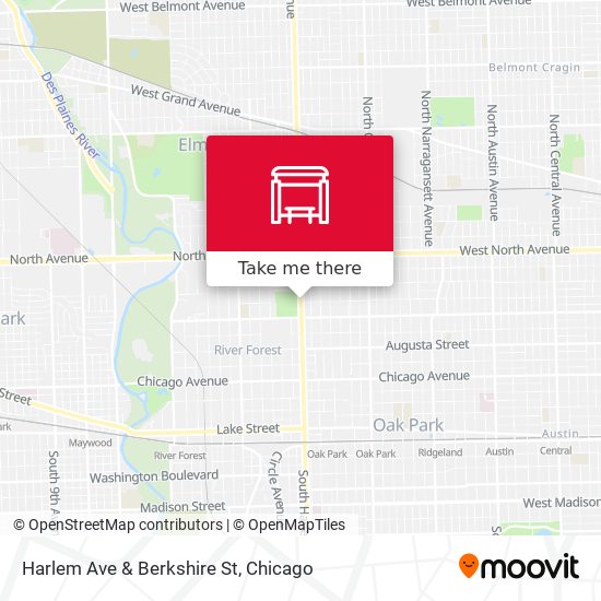 Mapa de Harlem Ave & Berkshire St