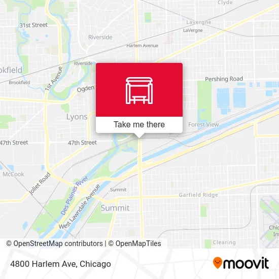 4800 Harlem Ave map