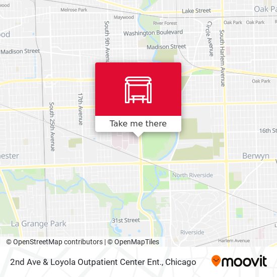 Mapa de 2nd Ave & Loyola Outpatient Center Ent.