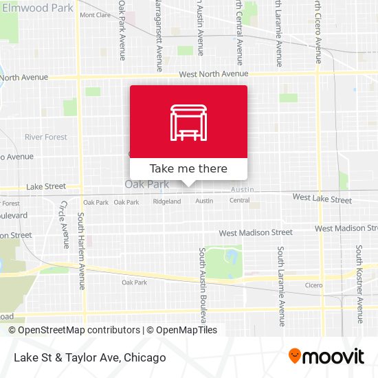 Lake St & Taylor Ave map