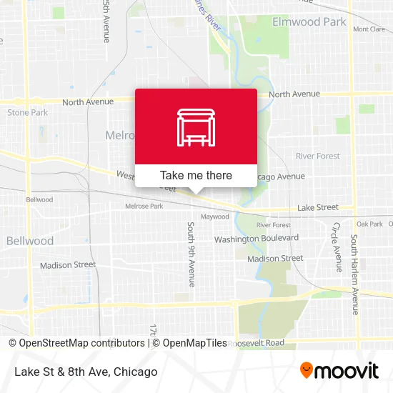 Lake St & 8th Ave map