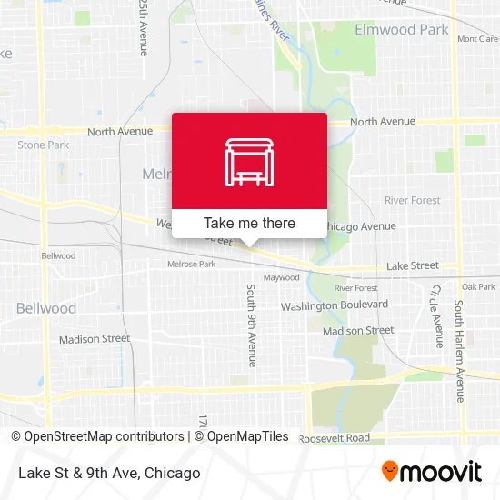 Lake St & 9th Ave map