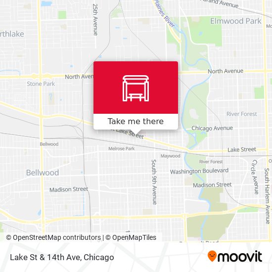 Mapa de Lake St & 14th Ave