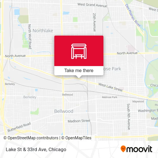 Lake St & 33rd Ave map