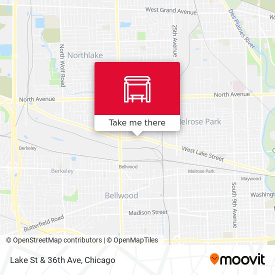 Mapa de Lake St & 36th Ave