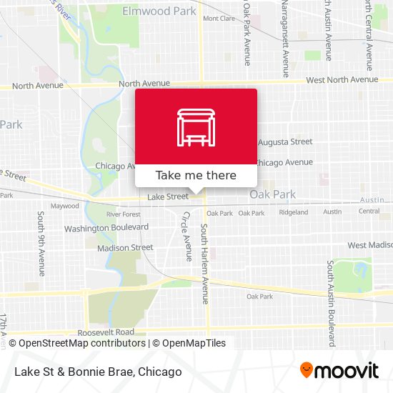 Lake St & Bonnie Brae map