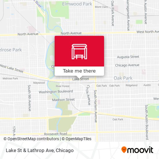 Mapa de Lake St & Lathrop Ave