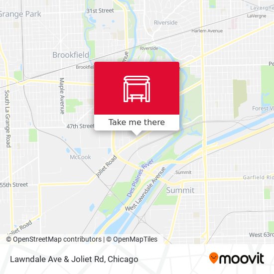 Lawndale Ave & Joliet Rd map